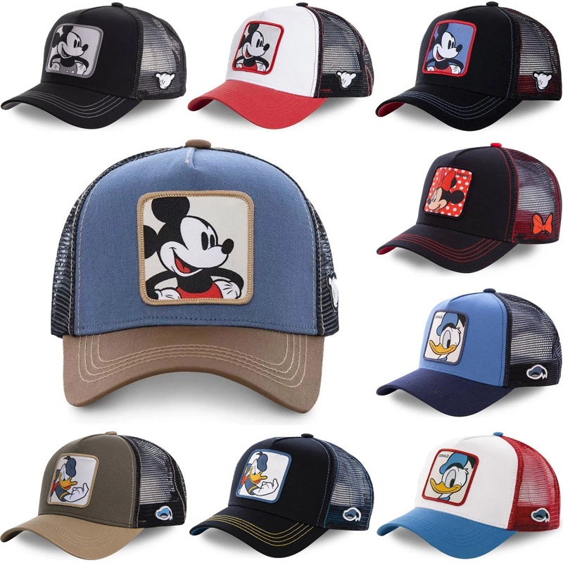 Streetwear Brand Beanie - Boné Trucker Kawaii Mickey com Tela