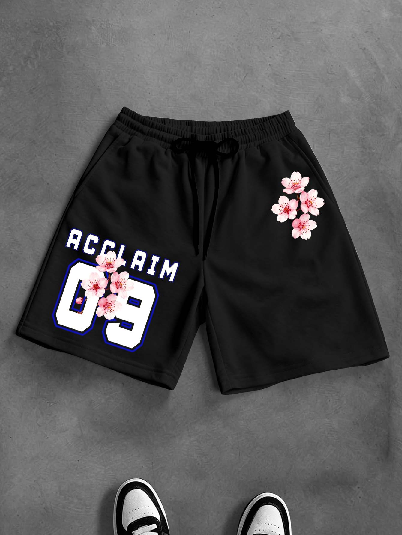 Streetwear Brand Japanese - Shorts Masculinos de Caimento Solto Estilo