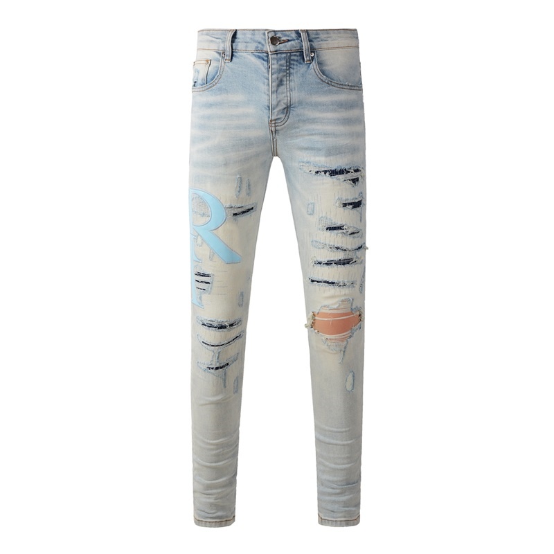 Quality Streetwear Brand - Calças Jeans Masculinas de Luxo Estilo