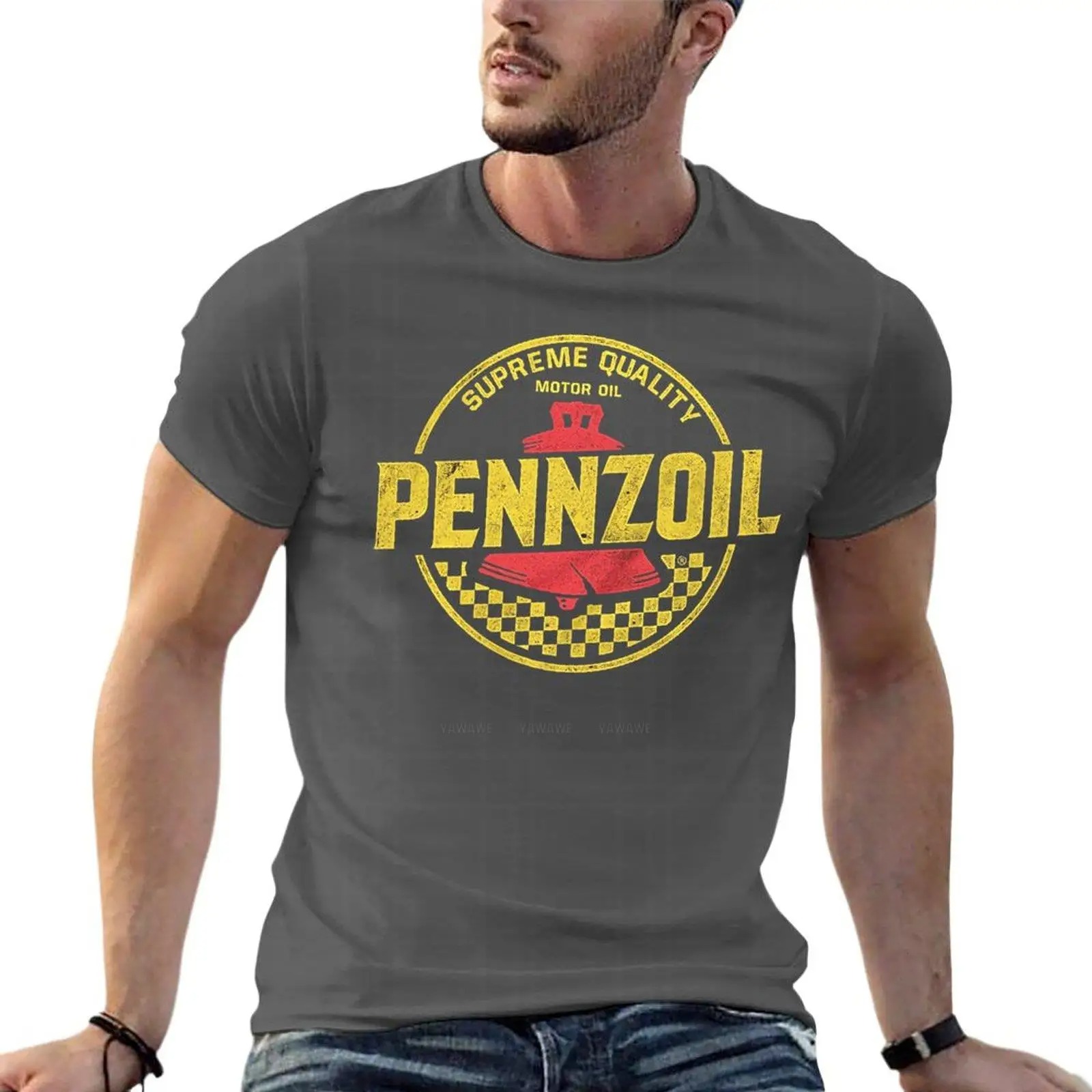 Streetwear Clothing Brand Logo - Angustiado pennzoil motor oil logotipo camisetas