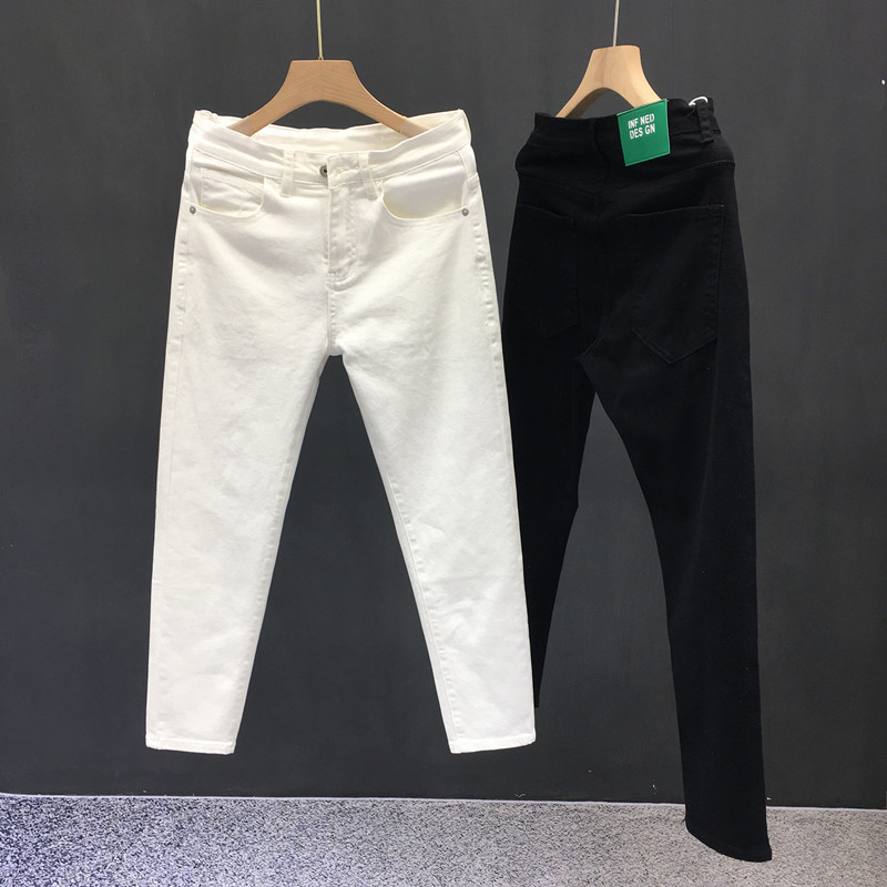 Jeans Skinny Punk branco mascu - Streetwear Brand Japanese avaliação e preço