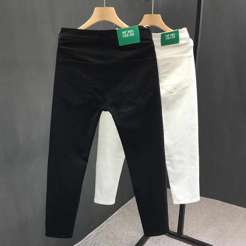 Jeans Skinny Punk branco mascu - Streetwear Brand Japanese avaliação e preço