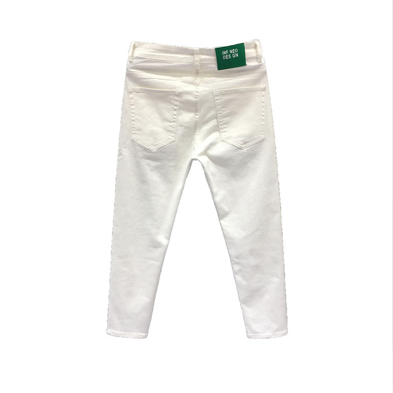 Jeans Skinny Punk branco mascu - Streetwear Brand Japanese avaliação e preço