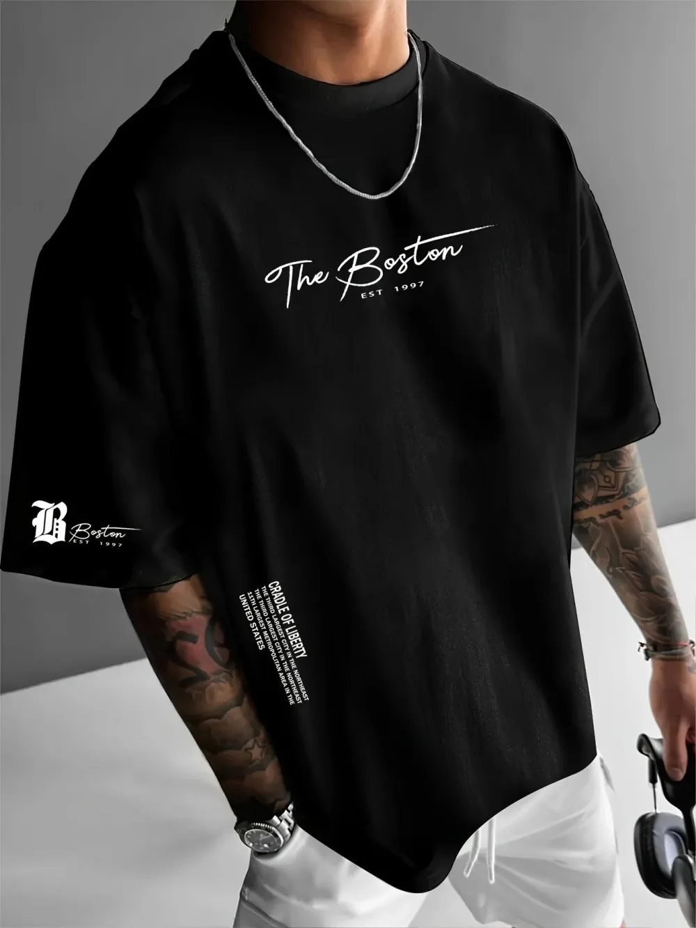 A mais recente camiseta mascul - Quality Streetwear Brand avaliação e preço