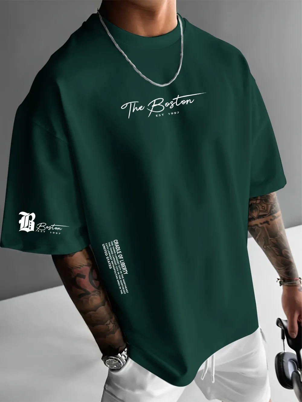A mais recente camiseta mascul - Quality Streetwear Brand avaliação e preço