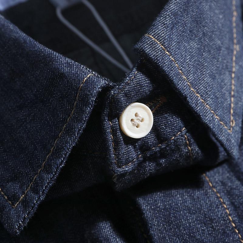 Camisa Jeans Masculina Estilo  - Streetwear Brand Japanese avaliação e preço