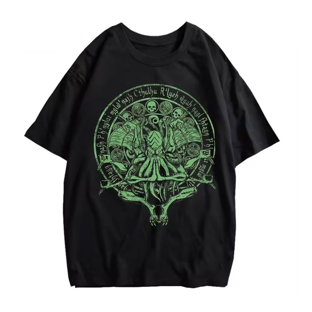 Camisetas Cthulhu Verdes de Ta - Streetwear Brand England avaliação e preço