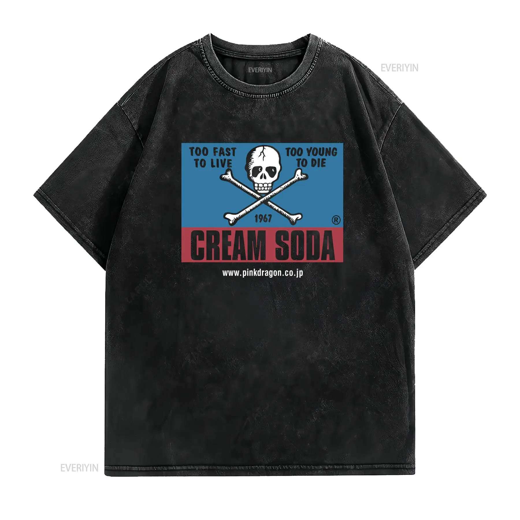 Camiseta Vintage Cream Soda Sk - Streetwear Brand Japanese avaliação e preço