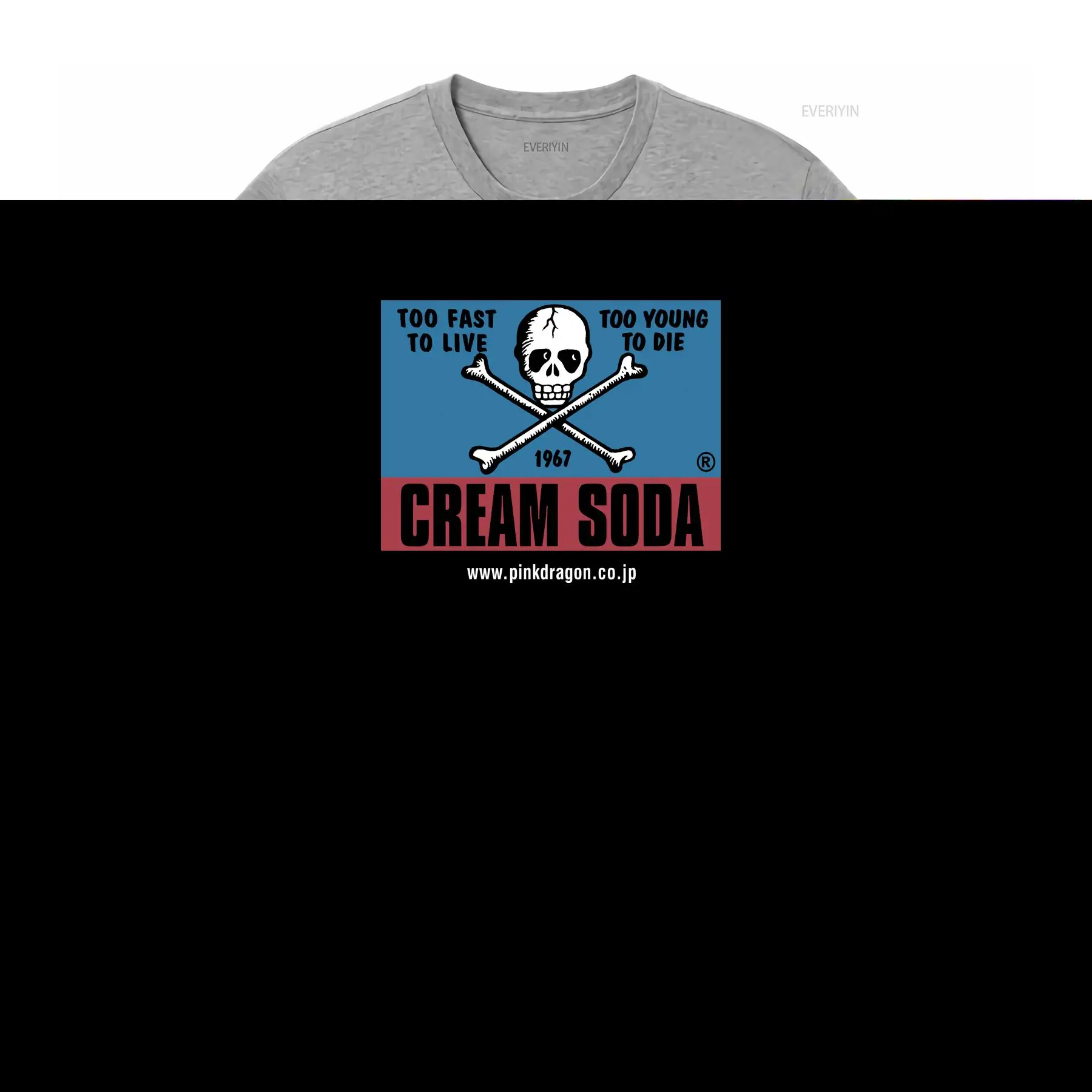 Camiseta Vintage Cream Soda Sk - Streetwear Brand Japanese avaliação e preço