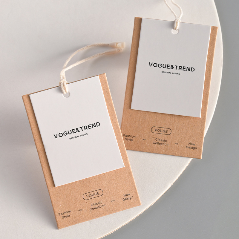 Etiquetas de Papel Kraft Vinta - Streetwear Clothing Brand Logo avaliação e preço