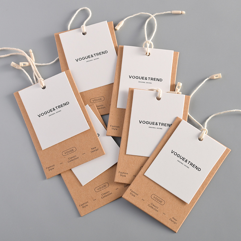 Etiquetas de Papel Kraft Vinta - Streetwear Clothing Brand Logo avaliação e preço