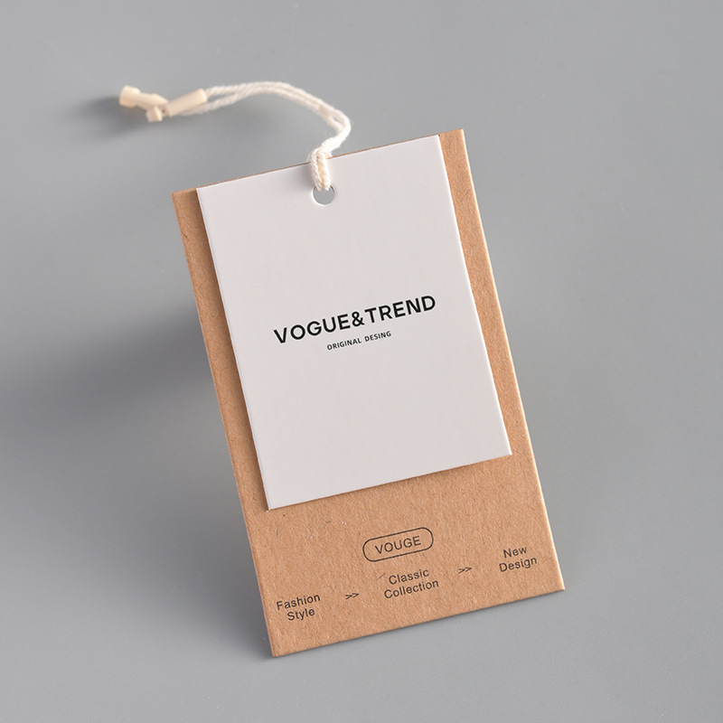 Etiquetas de Papel Kraft Vinta - Streetwear Clothing Brand Logo avaliação e preço