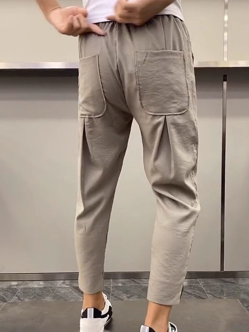 Novas Calças Casuais Masculina - Streetwear Brand England avaliação e preço