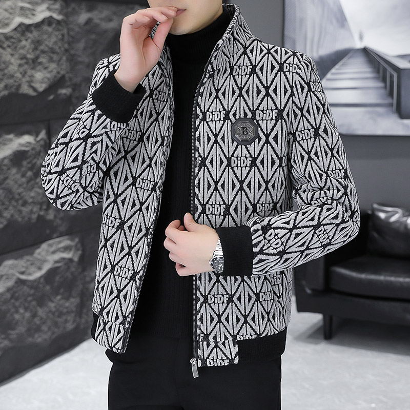 Jaqueta de lã jacquard masculi - Streetwear Brand For Men avaliação e preço
