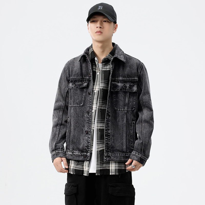 Jaqueta Jeans Masculina Cinza  - Streetwear Brand For Men avaliação e preço