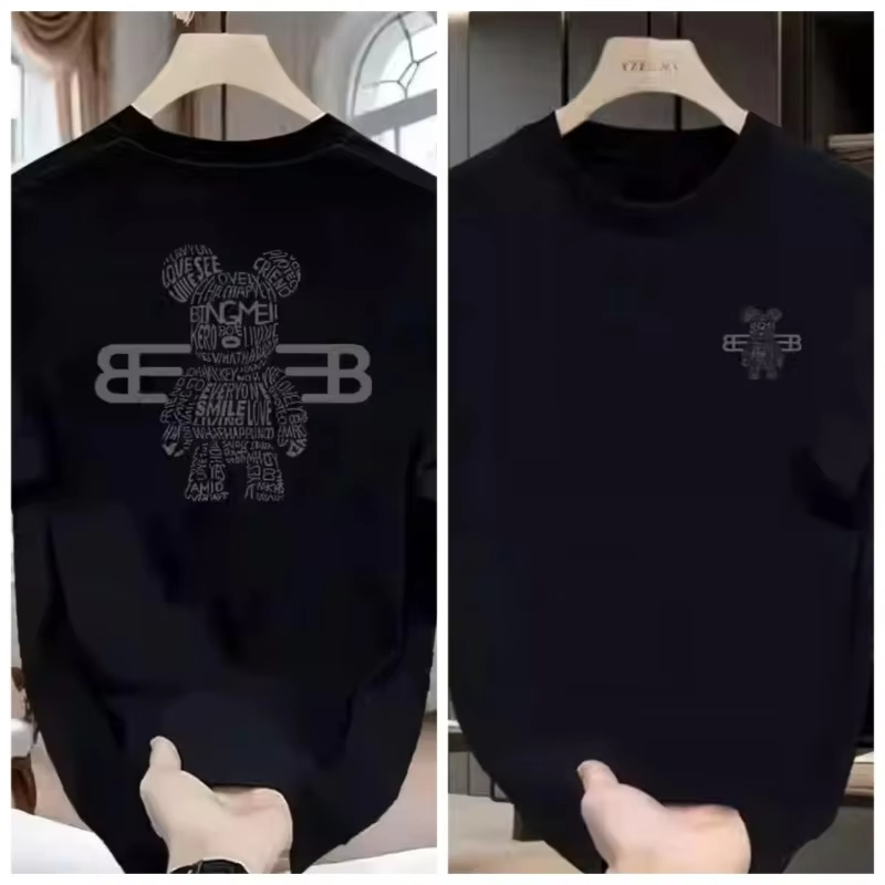 Camiseta masculina de luxo com - Quality Streetwear Brand avaliação e preço
